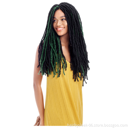 REBECCA  FASHION Super long crochet braiding hair kinky soft dreads braids jumbo mini curly twist synthetic hair for black woman